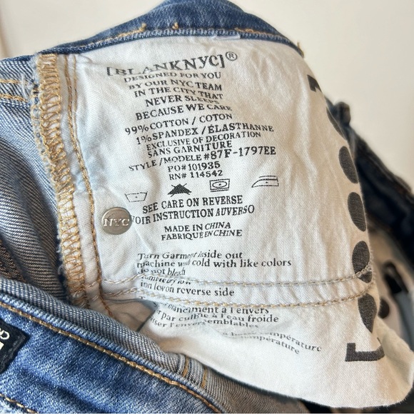 Blank NYC Beaded Embellished Cropped Skinny Jeans - Picture 6 of 6